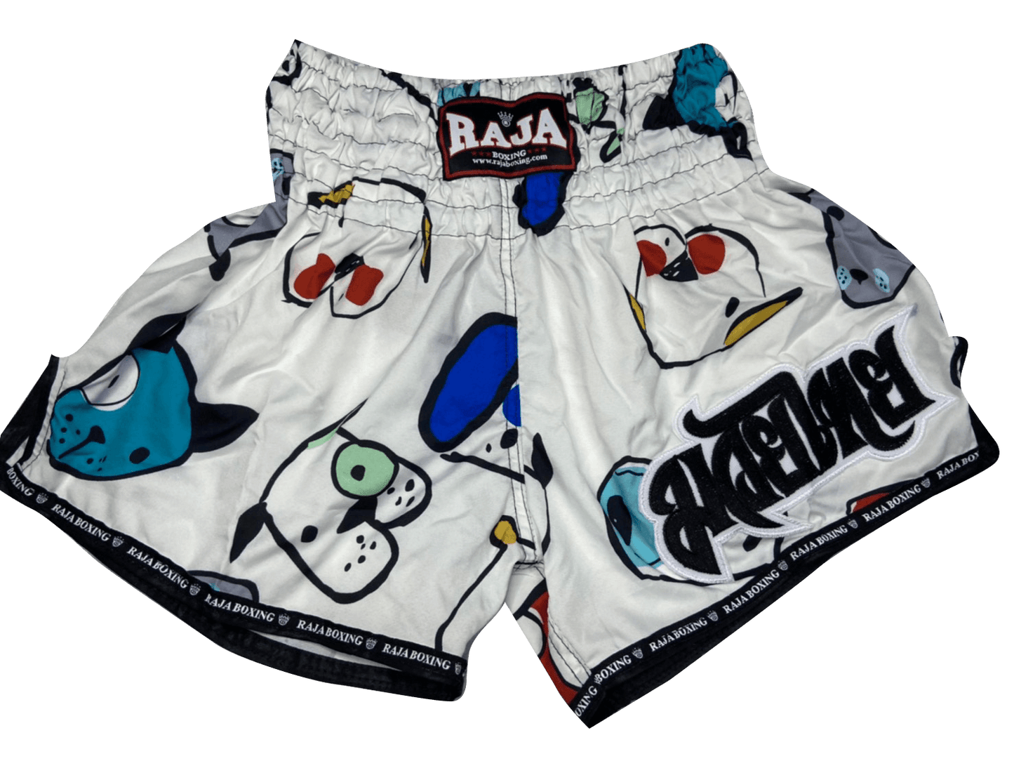 Raja shorts white dogs R129