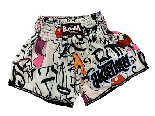 Raja Muay Thai Shorts Cute Monster R02