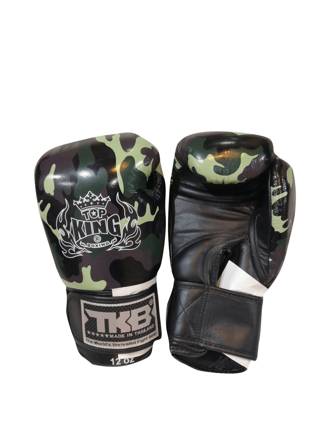 Top King Boxing Gloves "Camouflage" TKBGEM-03 Green