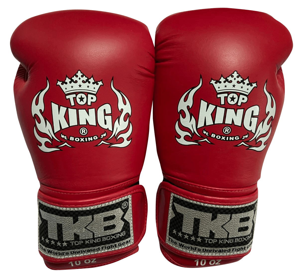 Top King Boxing Gloves Ultimate Velcor TKBGUV No Air Red