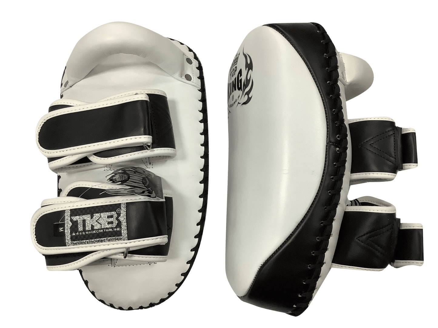 Top King  Kicking Pads TKKPU (Curve) White Black