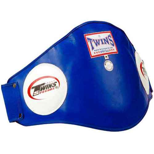 Twins Special BEPL2 BLUE Belly Protector with Velcro closure. Leather