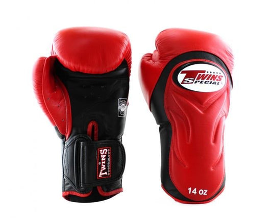 Twins Special Boxing Gloves BGVL6 Black Red