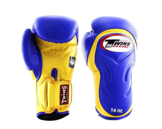 Twins Special Boxing Gloves BGVL6 Gold Blue