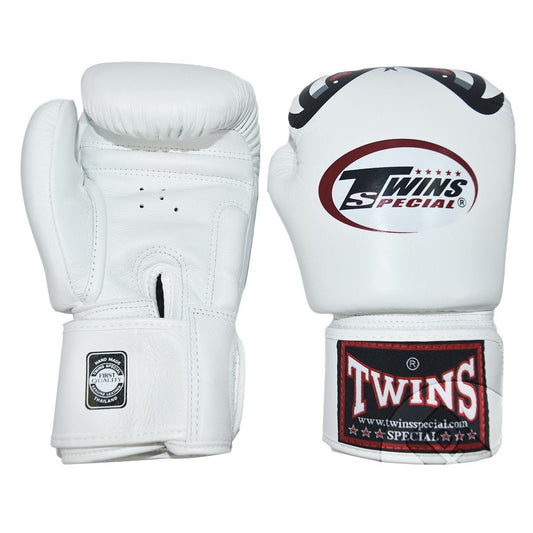 Twins Special Fancy BOXING GLOVES FBGVL3-25 WHITE