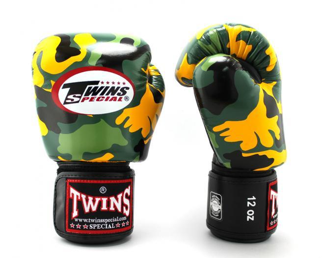 Twins Special Fancy BOXING GLOVES FBGVL3-AR YELLOW