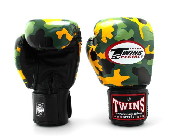 Twins Special Fancy BOXING GLOVES FBGVL3-AR YELLOW