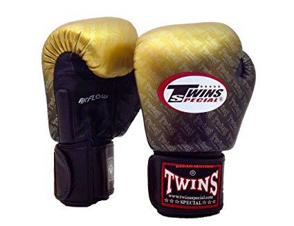 Twins Special Fancy BOXING GLOVES FBGVL3-TW1 GOLD/BLACK