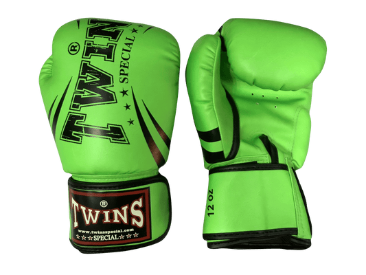 Twins Special Fancy BOXING GLOVES FBGVS3-TW6 BK/GN