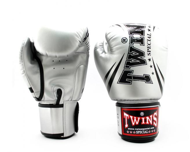 Twins Special Fancy BOXING GLOVES FBGVS3-TW6 SILVER