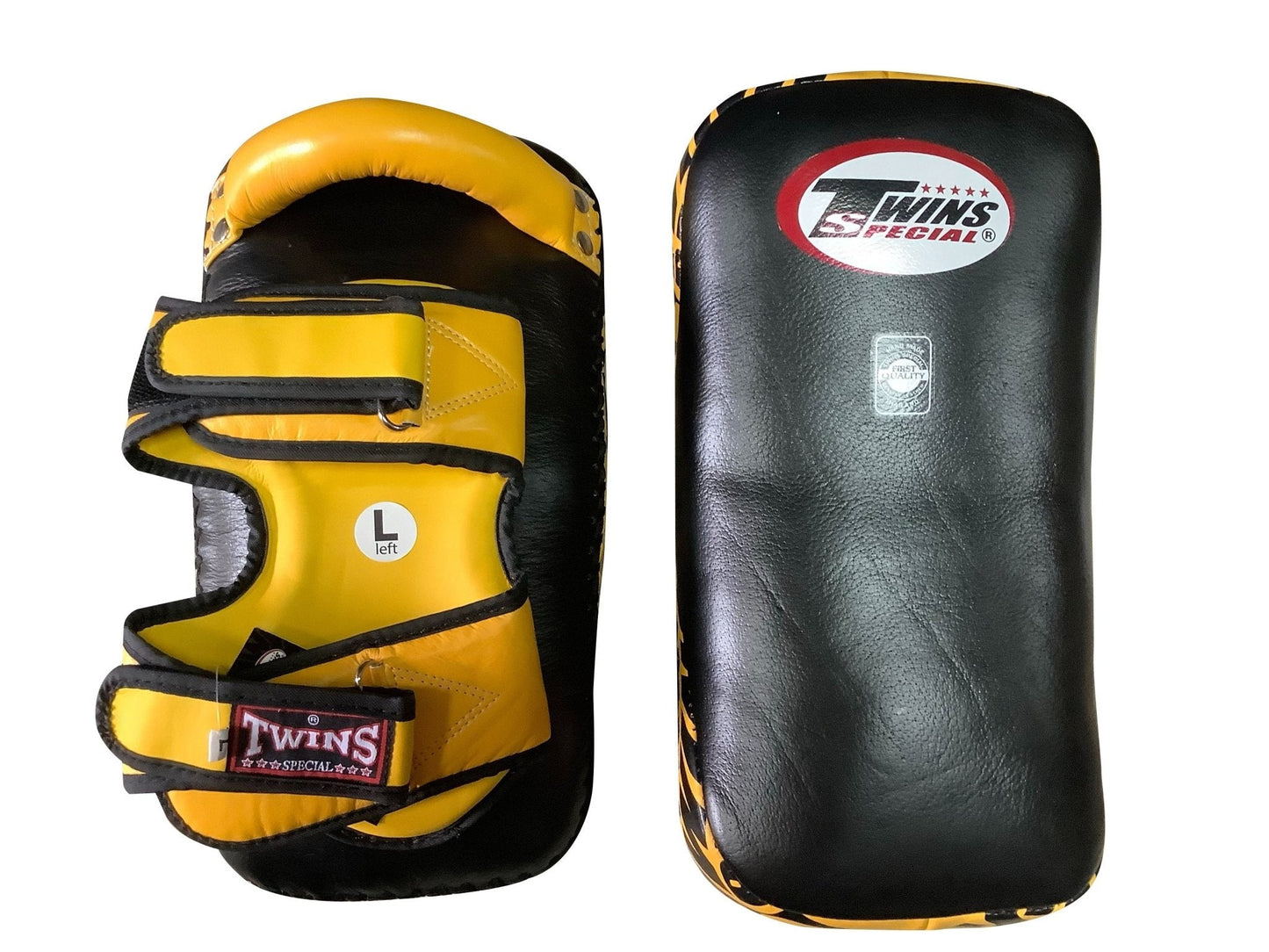 Twins Special Thai Pads KPL12 Black/Yellow