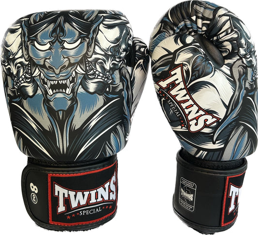 Twins Special Fancy Boxing Gloves Fbgvl3-58 Grey Black